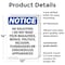 Signmission No Soliciting I Do Not Want Your OSHA Notice Sign, Plastic, 10in W x 14in L, 2PK OS-2PACK-NS-P-1014-V-14822 - alternate 5